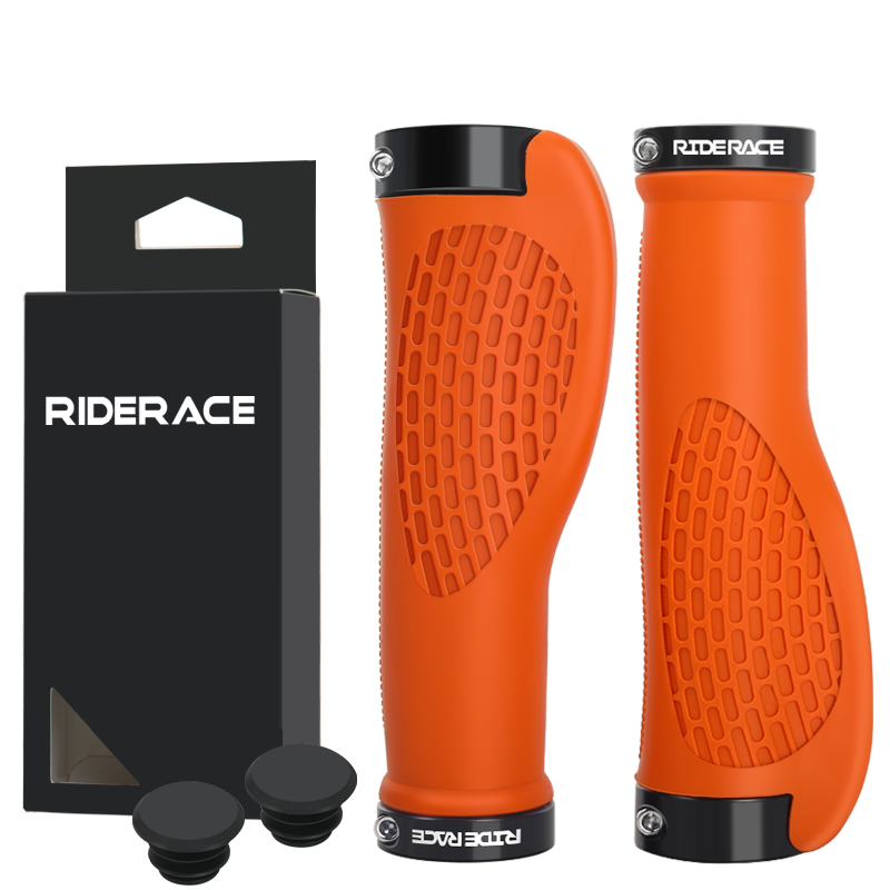 Commuter Bike Lock - Riderace Bike Rubber Grips MTB Dual