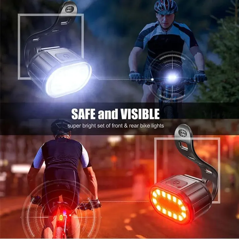Front Rear Bike Lights Recharg - Bike Light Front Rear 评论和价格