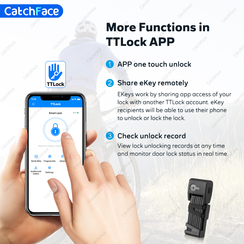 Waterproof Bluetooth APP Contr - Commuter Bike Lock 评论和价格