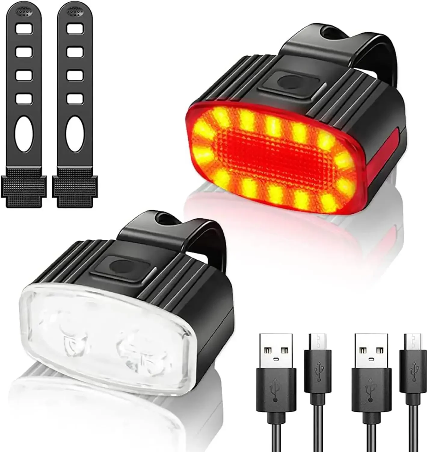 Cycling Bicycle Front Rear Lig - Bike Light Front Rear 评论和价格